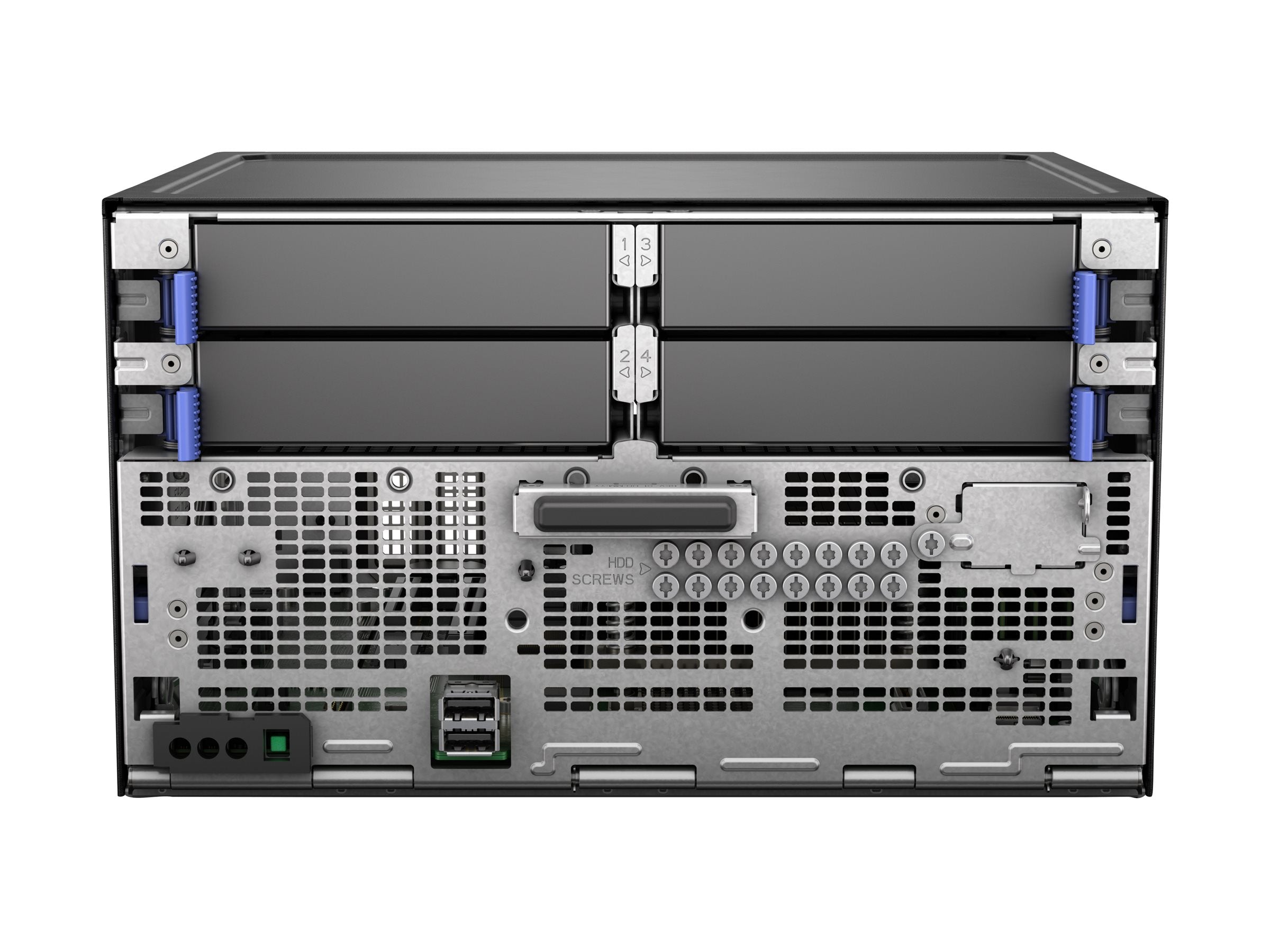 HPE ProLiant MicroServer Gen11 Tower Xeon-E 6325P 4-Core 3.5GHz 1x32GB-U 4xLFF Non Hot Plug 2x4TB HDD 180W Server