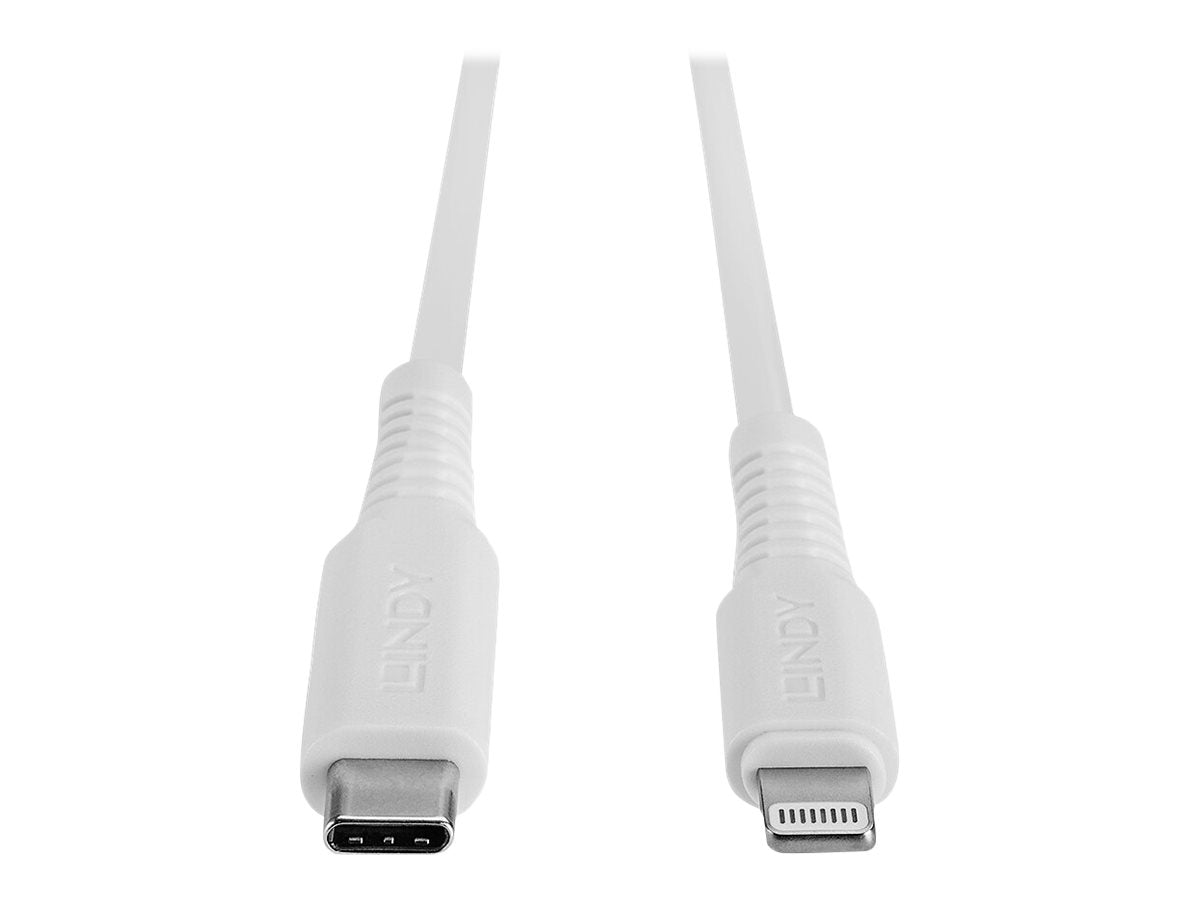 LINDY 3m USB C an Lightning Kabel - Vorderansicht