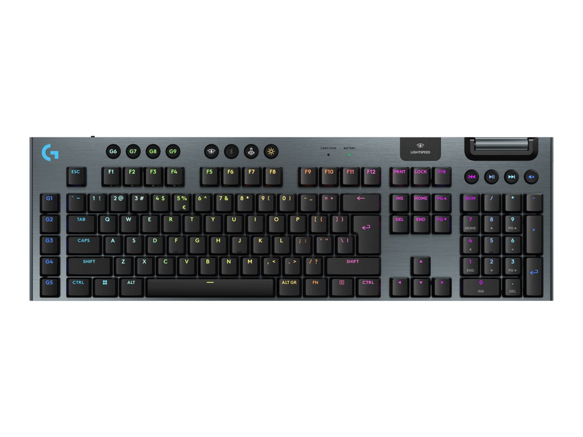 LOGITECH G915 X LIGHTSPEED Wireless Gaming Keyboard Black (US) Vorderansicht
