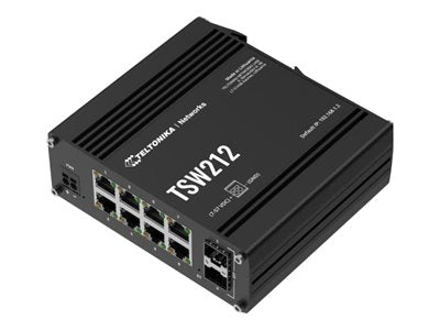 TELTONIKA NETWORKS TSW212 Layer2/L3 Managed Ethernet Switch - Vorderansicht