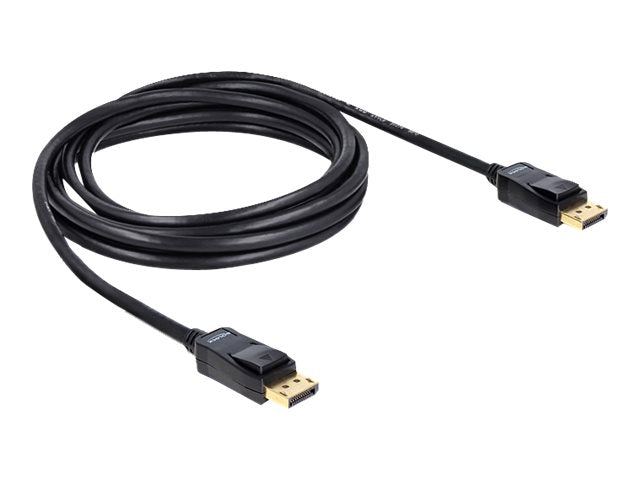 DELOCK Kabel Displayport St-St. Gold 3m - Vorderansicht