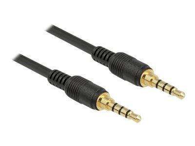 DELOCK Klinkenkabel 3,5 mm 4 Pin Stecker Verpackung