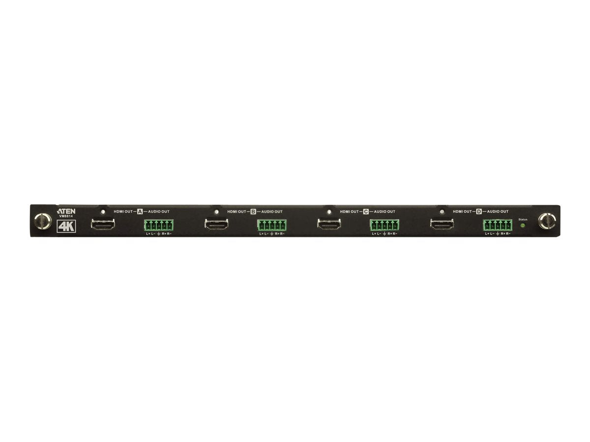 ATEN VM8814 4-Port 4K HDMI Ausgabekarte Vorderansicht