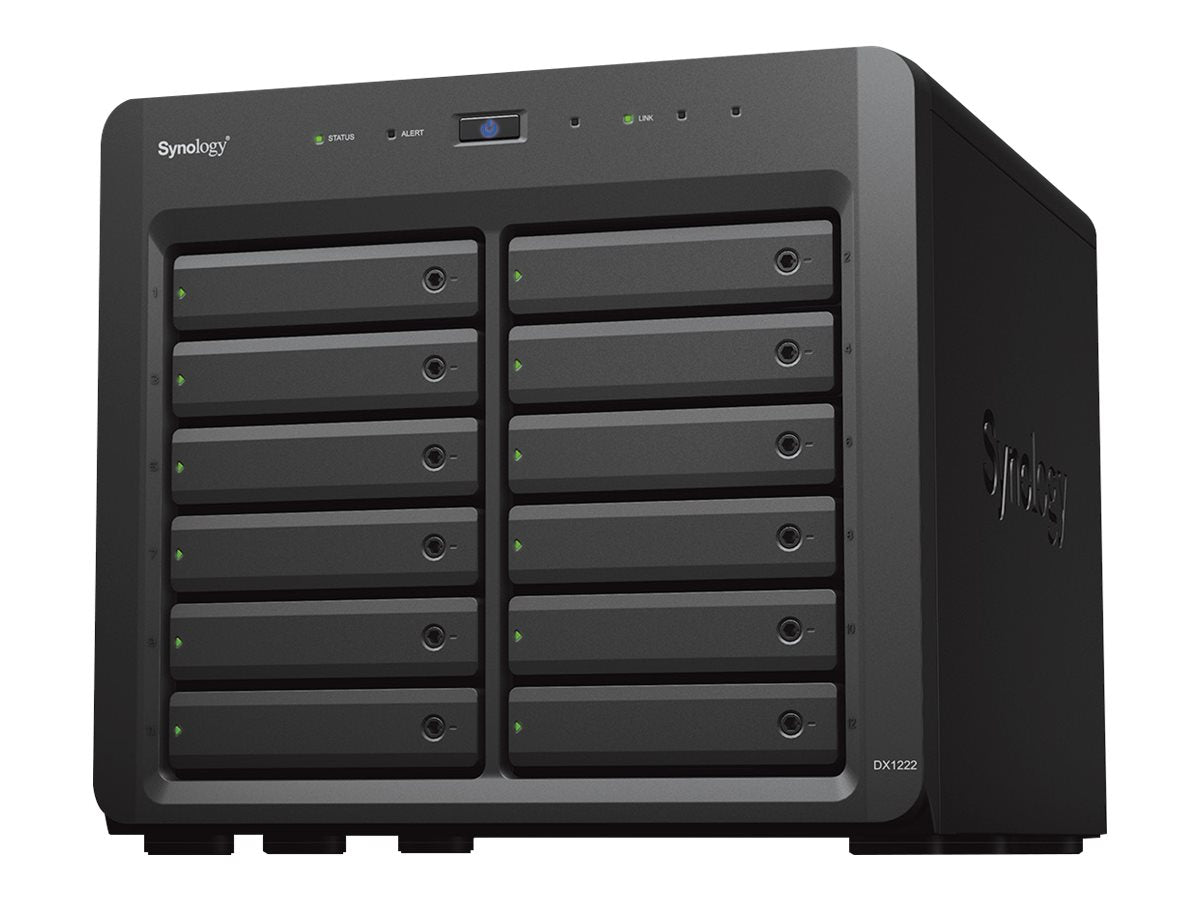 Vorderansicht der SYNOLOGY DX1222 Expansion Unit
