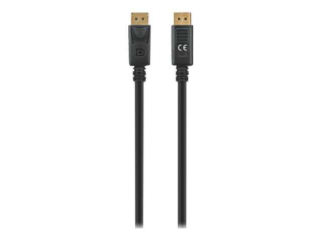MANHATTAN 8K60Hz DisplayPort 1.4 Kabel Stecker auf Stecker 3m unterstützt 4K144Hz HDR vergoldete Kontakte schwarz
