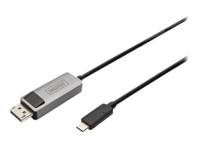DIGITUS 8K 30Hz USB Type C to DP Adapterkabel - Vorderansicht