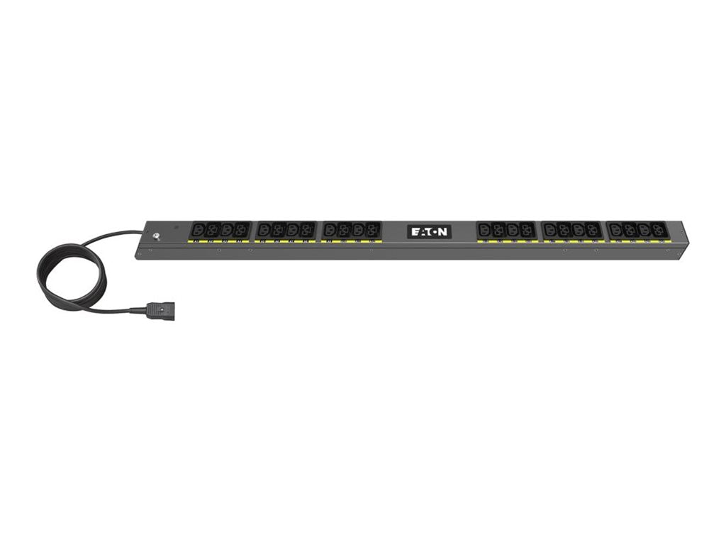 EATON PDU G4 BA 0U C20 16A 1P 12xC13 12xC39 Vorderansicht