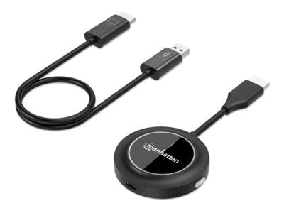 MANHATTAN 1080p Wireless HDMI-Display-Präsentationsset 2-teiliges Set mit HDMI-Sendemodul und HDMI-Empfänger