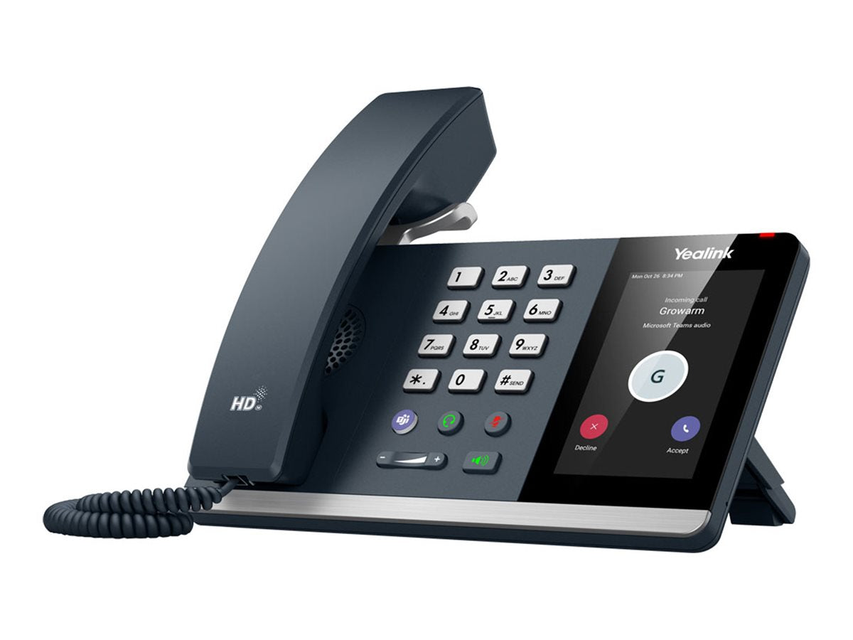 YEALINK MP54 E2 Teams VoIP-Telefon - Vorderansicht