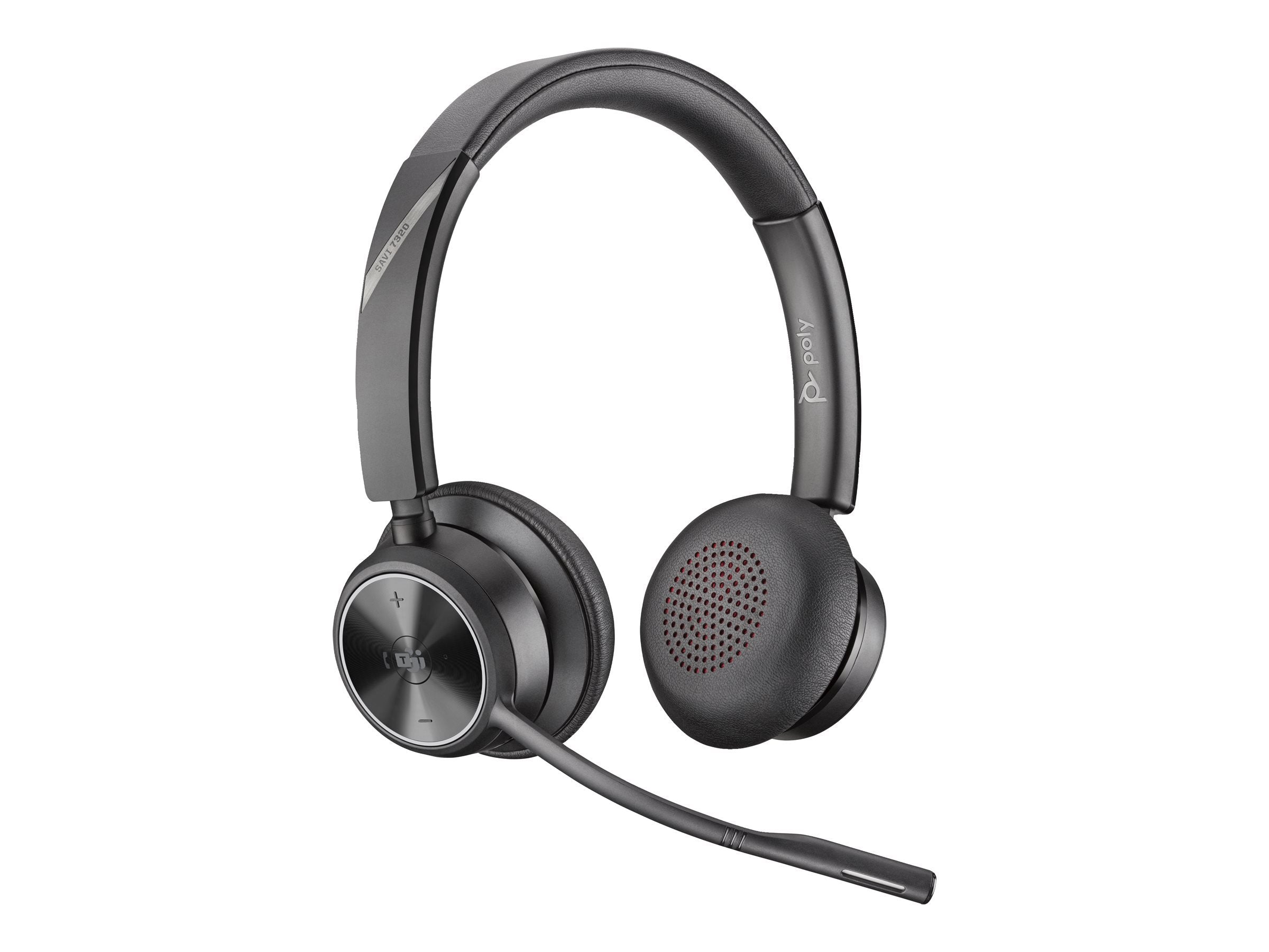 HP Poly Savi 7320 Stereo DECT Headset Vorderansicht