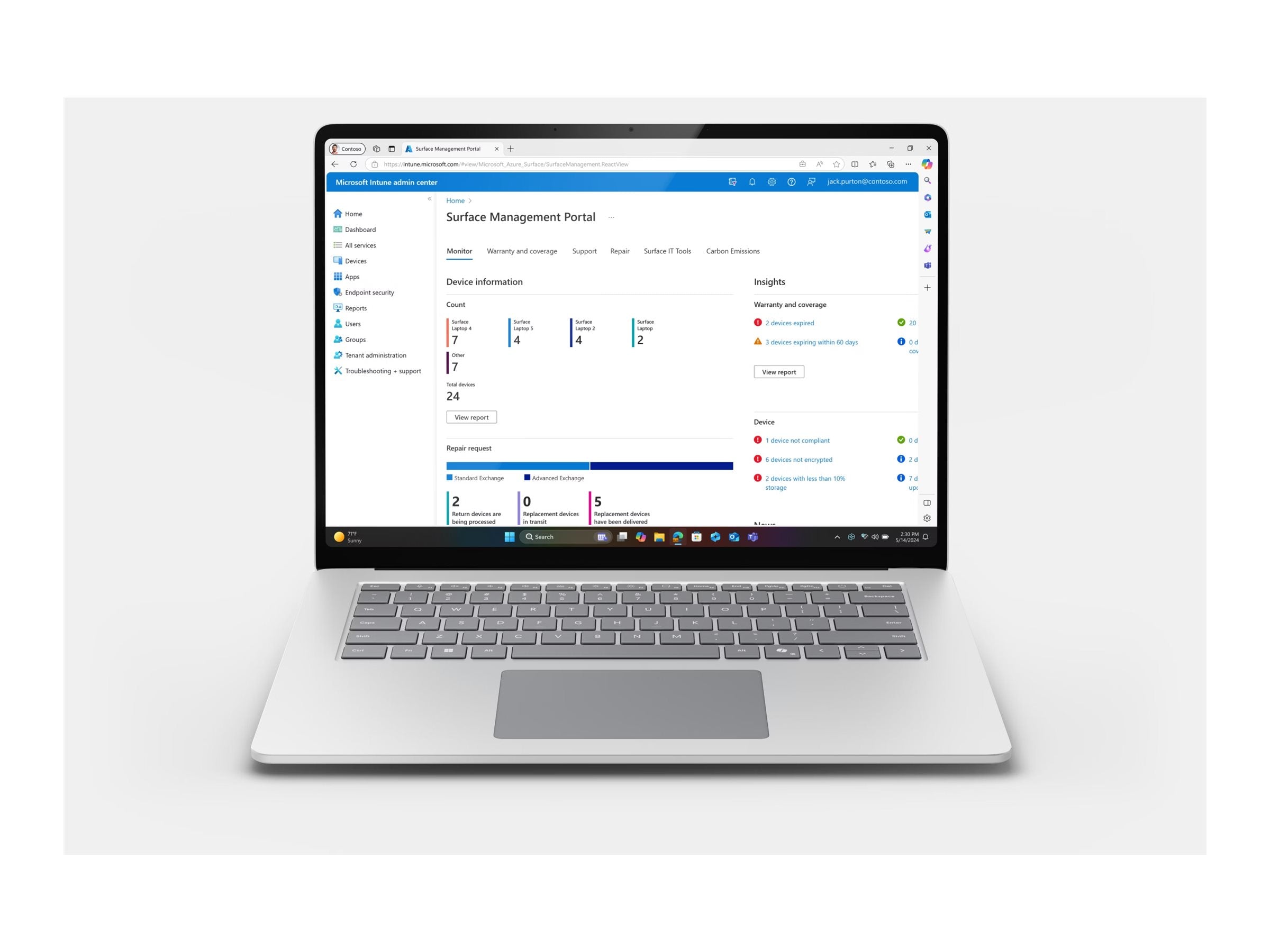 MS Surface Laptop7 Qualcom Snapdragon X Elite 30
