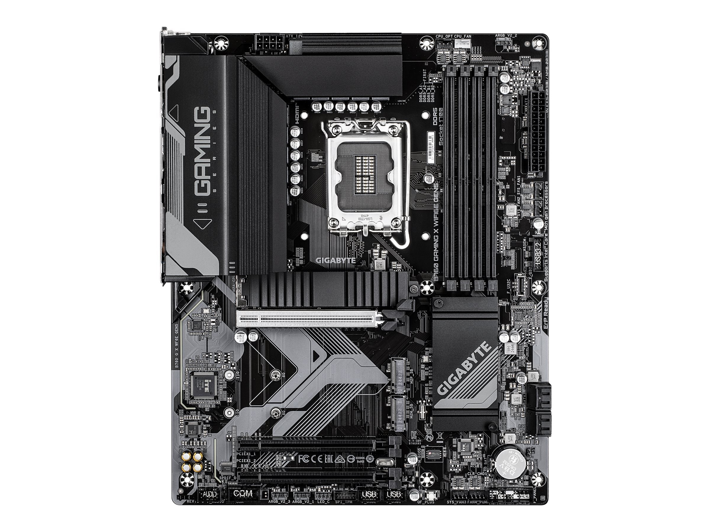 GIGABYTE B760 G X WF6E GEN5 Motherboard Vorderansicht