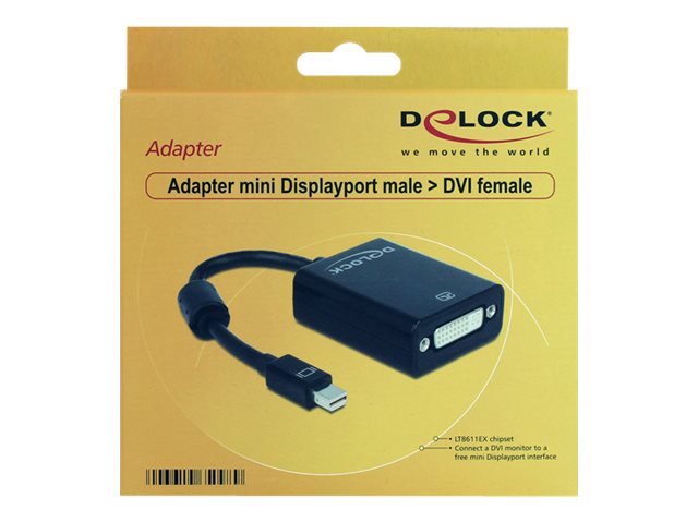 DELOCK Adapter miniDisplay Port-St > DVI24+5-Bu Verpackung