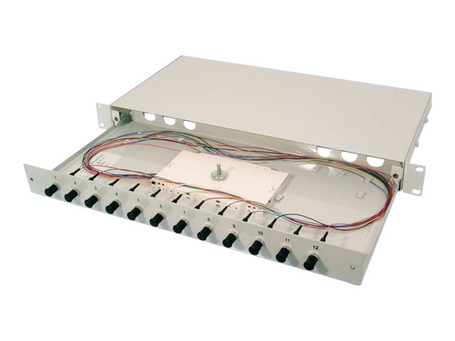 DIGITUS LWL Spleissbox 1HE Vorderansicht