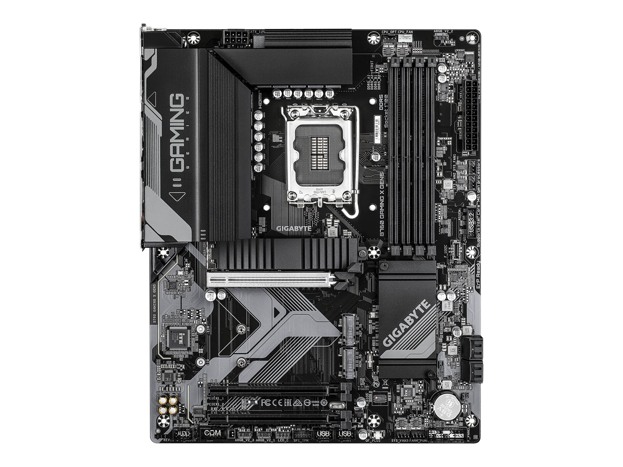 GIGABYTE B760 GAMING X GEN5 Motherboard Vorderansicht