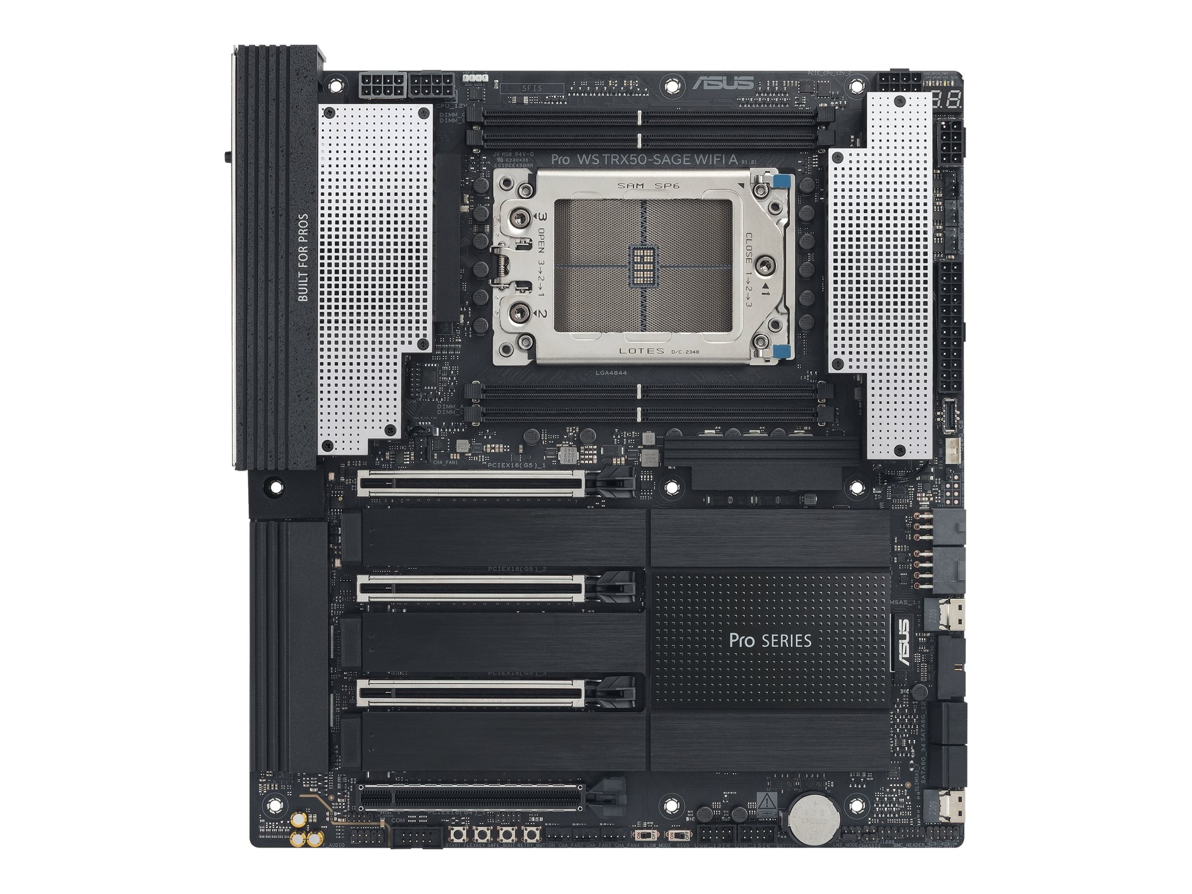 ASUS PRO WS TRX50-SAGE WIFI A Motherboard Vorderansicht
