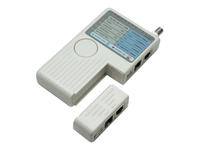 INTELLINET 4-in-1 Kabeltester Vorderansicht