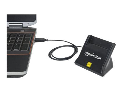 MANHATTAN USB-/SIM-Kartenlesegerät mit Standfuß
