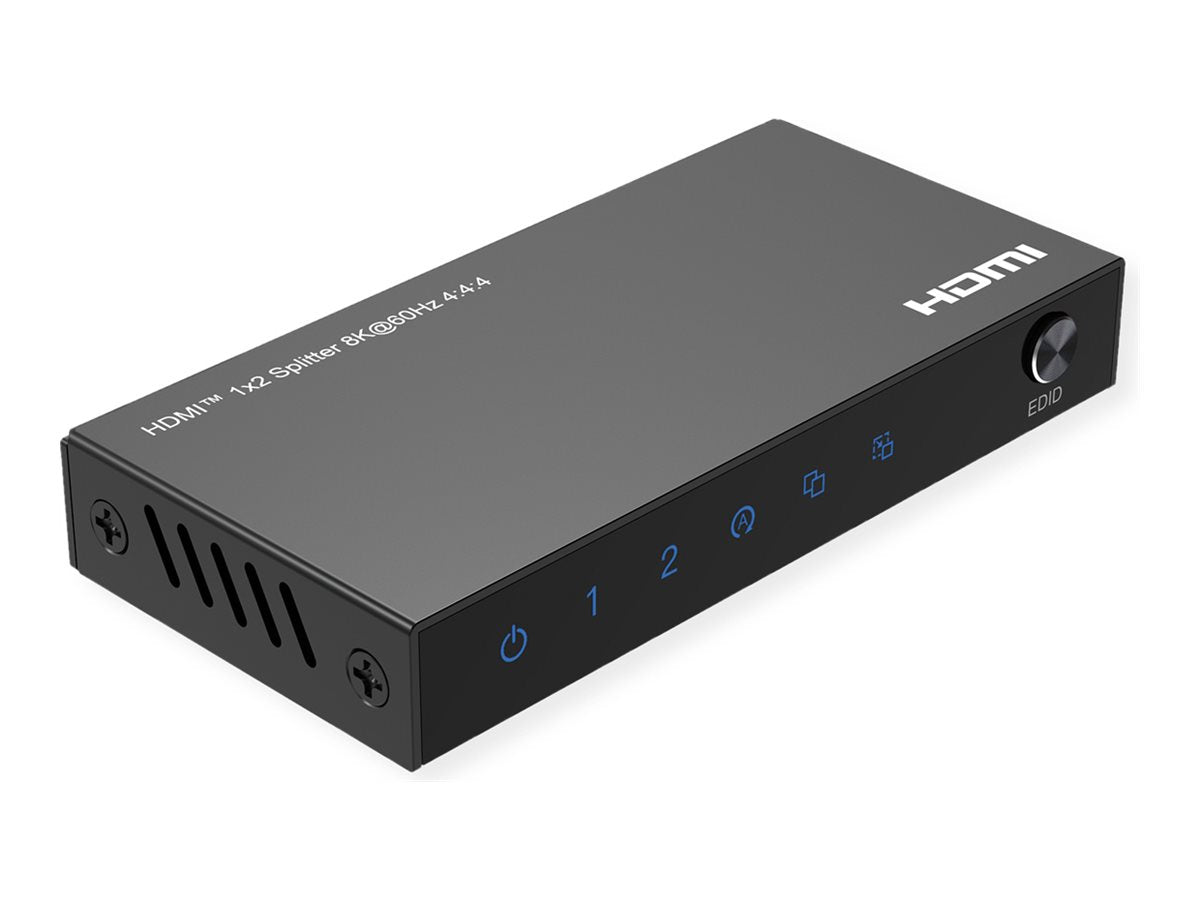 ROLINE HDMI Video-Splitter 8K 2fach Vorderansicht