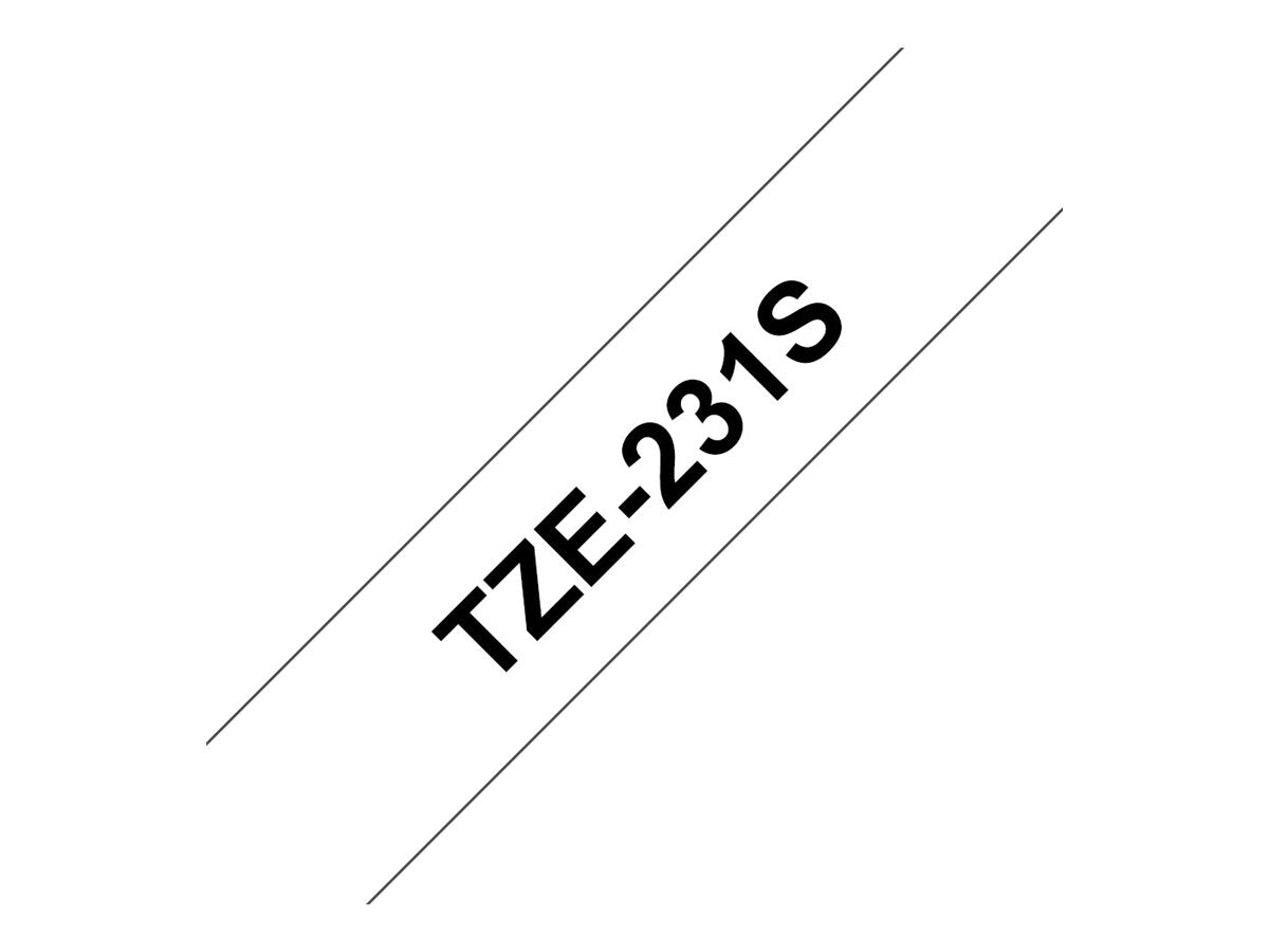 BROTHER TZE231S2 laminiertes Band Vorderansicht