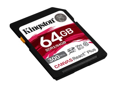 KINGSTON 64GB Canvas React Plus SDXC UHS-II Verpackung
