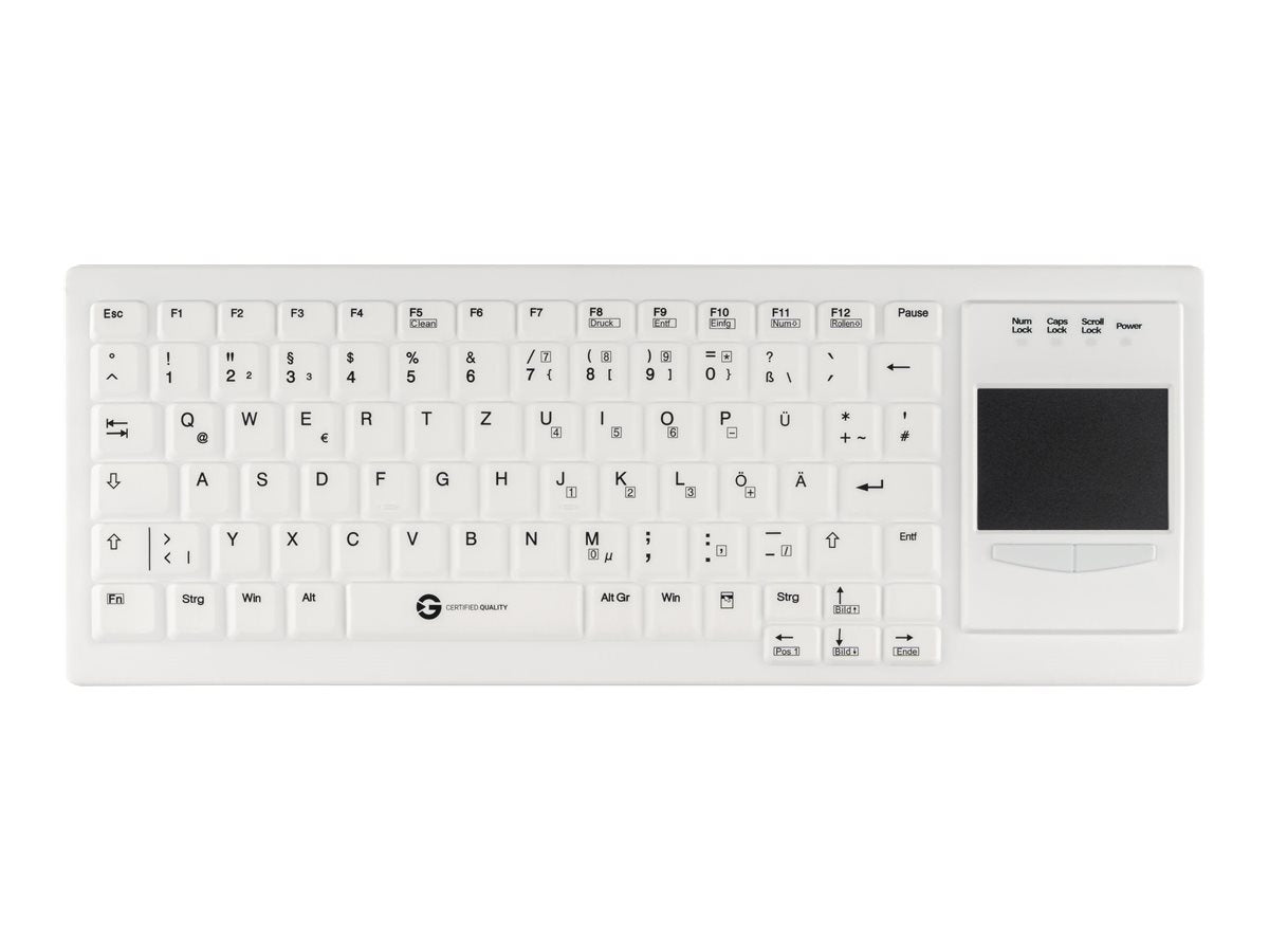 GETT Cleantype Xtra Touch Protect Silikontastatur Detailansicht