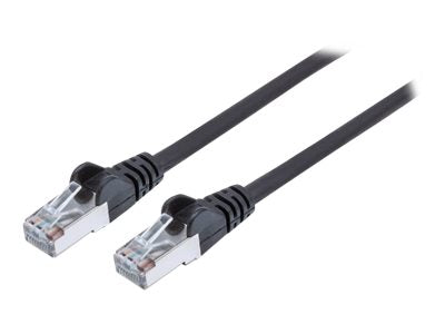 INTELLINET Netzwerkkabel Cat6 S/FTP 1m Schwarz Verpackung