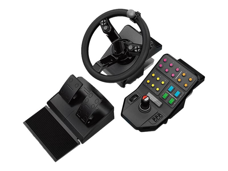 LOGITECH Heavy Equipment G-Series Lenkrad- und Pedale-Set Verpackung