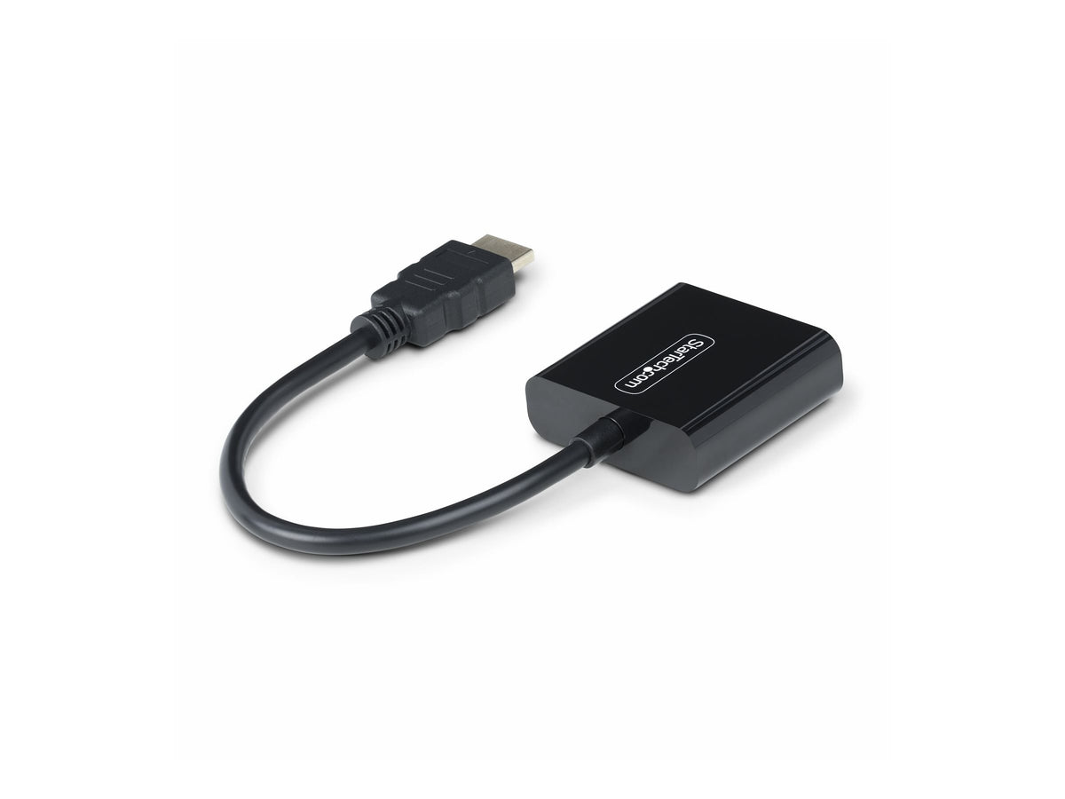 STARTECH.COM HDMI auf VGA Adapter/Kabel Aktiver HDMI Adapter/Videokonverter 1920x1080 1080p HDMI-Quelle zu VGA-Monitor