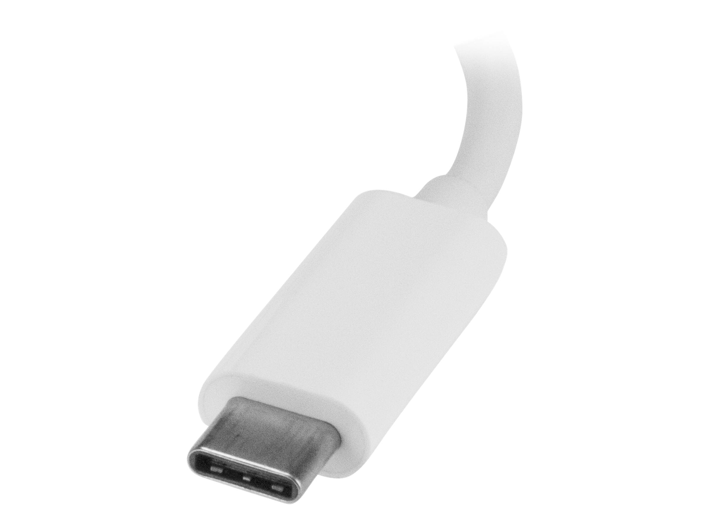 Seitenansicht des STARTECH.COM 3-Port USB-C Hub with Gigabit Ethernet