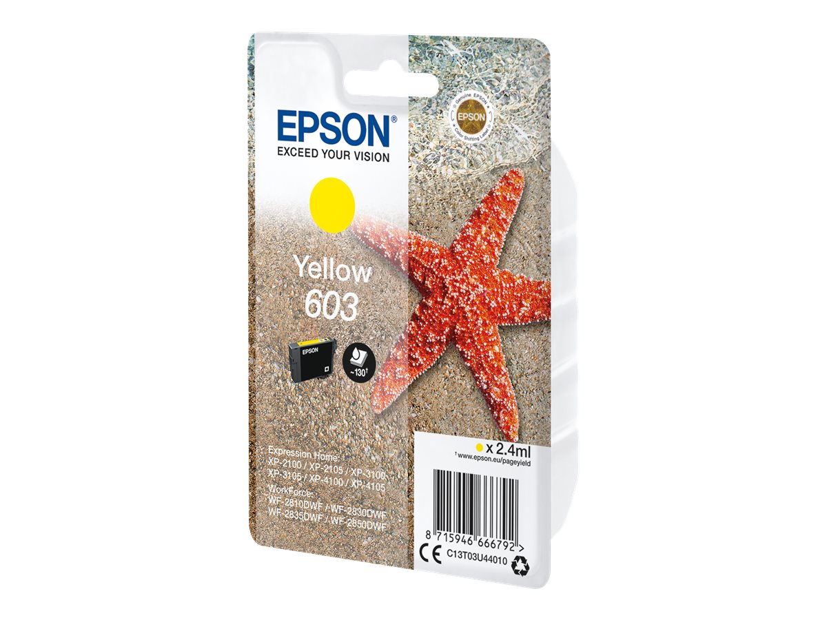 EPSON 1LB Singlepack Yellow 603 Ink Vorderansicht