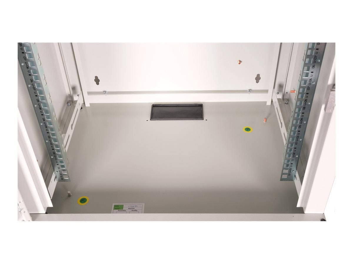 ROLINE Wandgehäuse Pro 48,26cm 19Zoll 12 HE 600x450 BxT grau - Vorderansicht