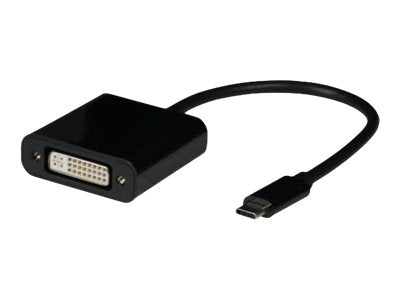 EFB USB 3.2 Typ-C DVI-D Adapter Typ-C Stecker - DVI-D Buchse 1080p 0.15m Vorderansicht