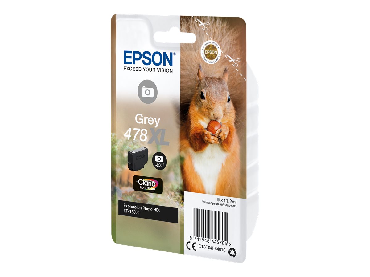EPSON 478XL Tintenpatrone Grau Detailansicht