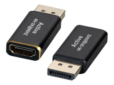 EFB DisplayPort Adapter DP Stecker auf HDMI Typ A Buchse 4K 60HZ - Vorderansicht