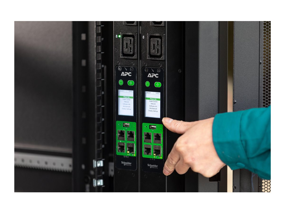 APC Easy PDU Metered Zero U 22 kW 230V 18 C13 6 C19 IEC309