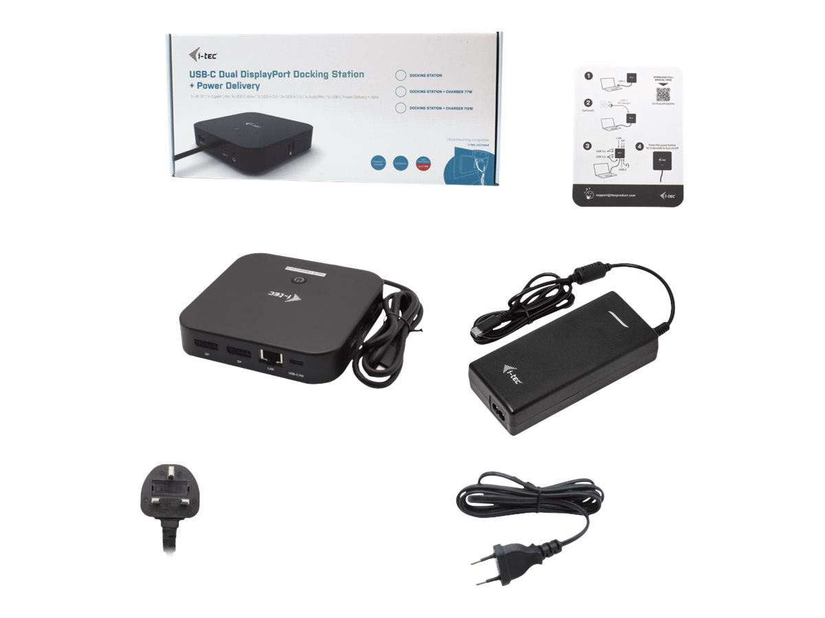 I-TEC USB-C Dual Display MST Dockingstation Vorderansicht