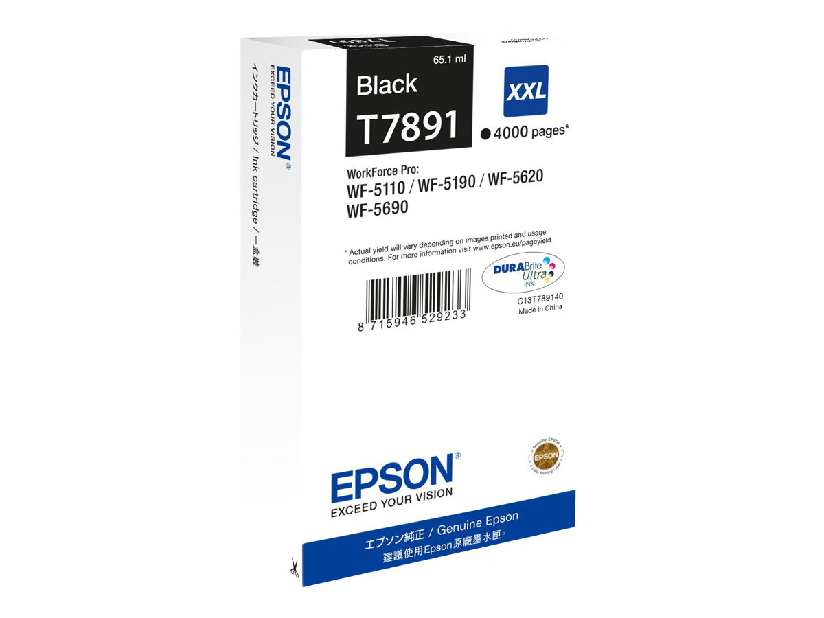 EPSON T7891 Druckerpatrone schwarz XXL Verpackung