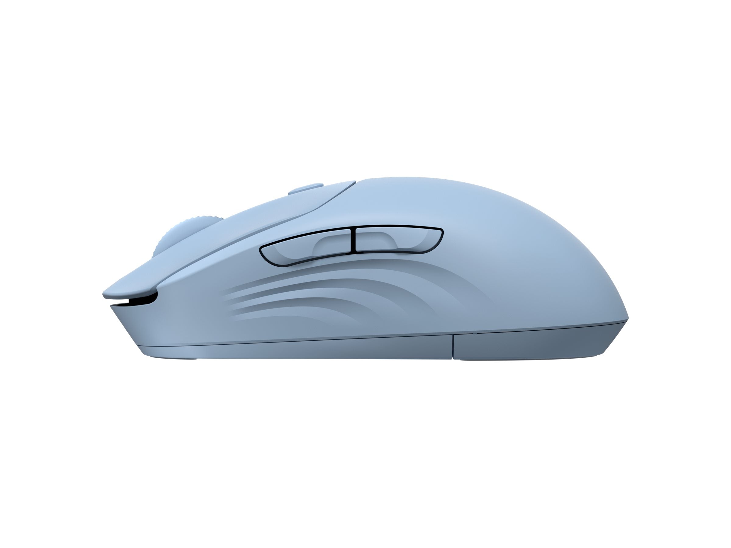 HP 400 Quiet Blue Wireless Mouse Seitenansicht