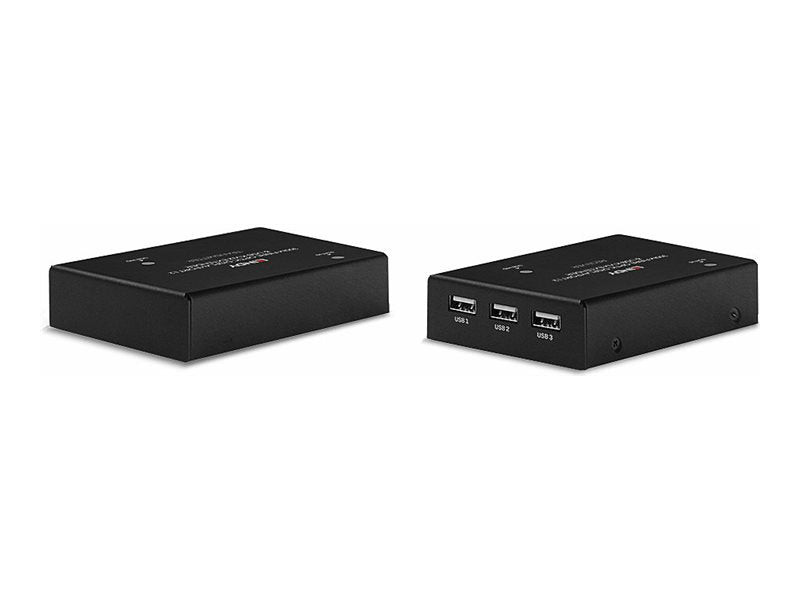 LINDY 300m Fibre Optic DisplayPort 1.2 & USB KVM Extender - Anschlussansicht