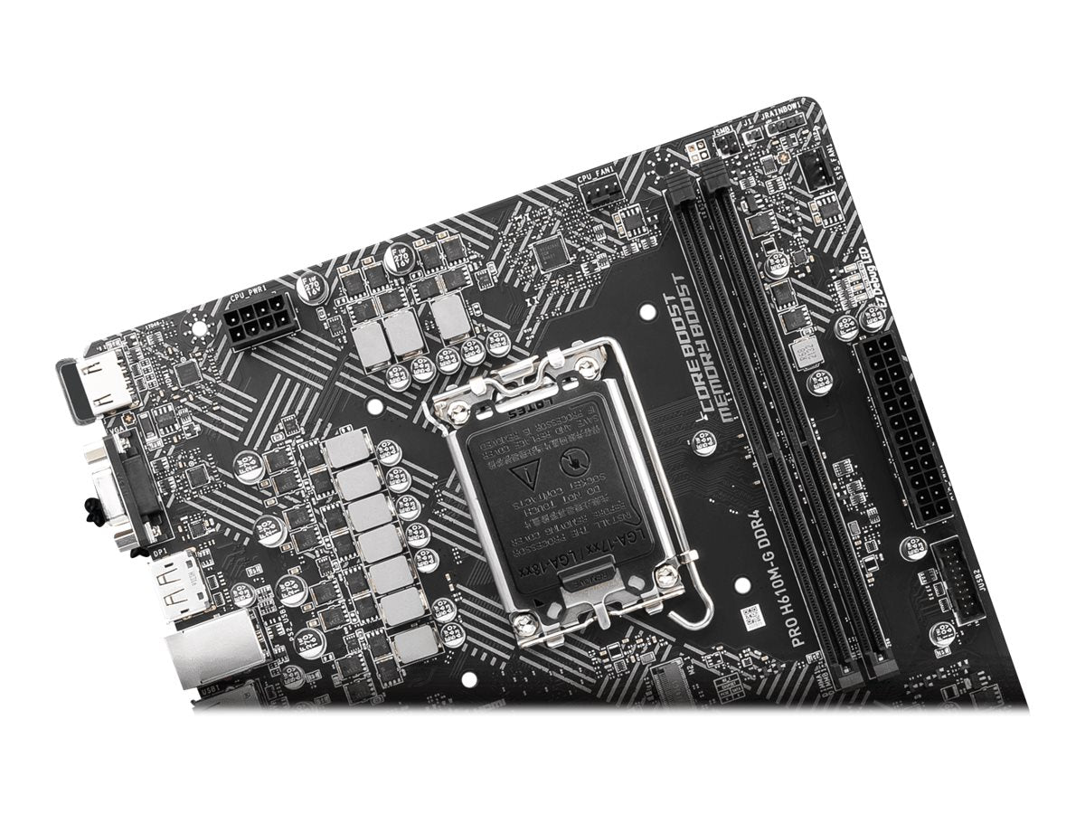 MSI PRO H610M-G Motherboard Vorderansicht