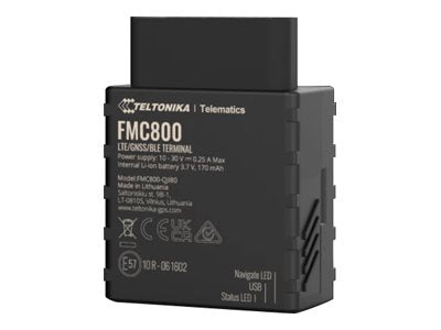 TELTONIKA TELEMATICS FMC800 4G LTE Cat 1 Plug & Play Tracker - Vorderansicht