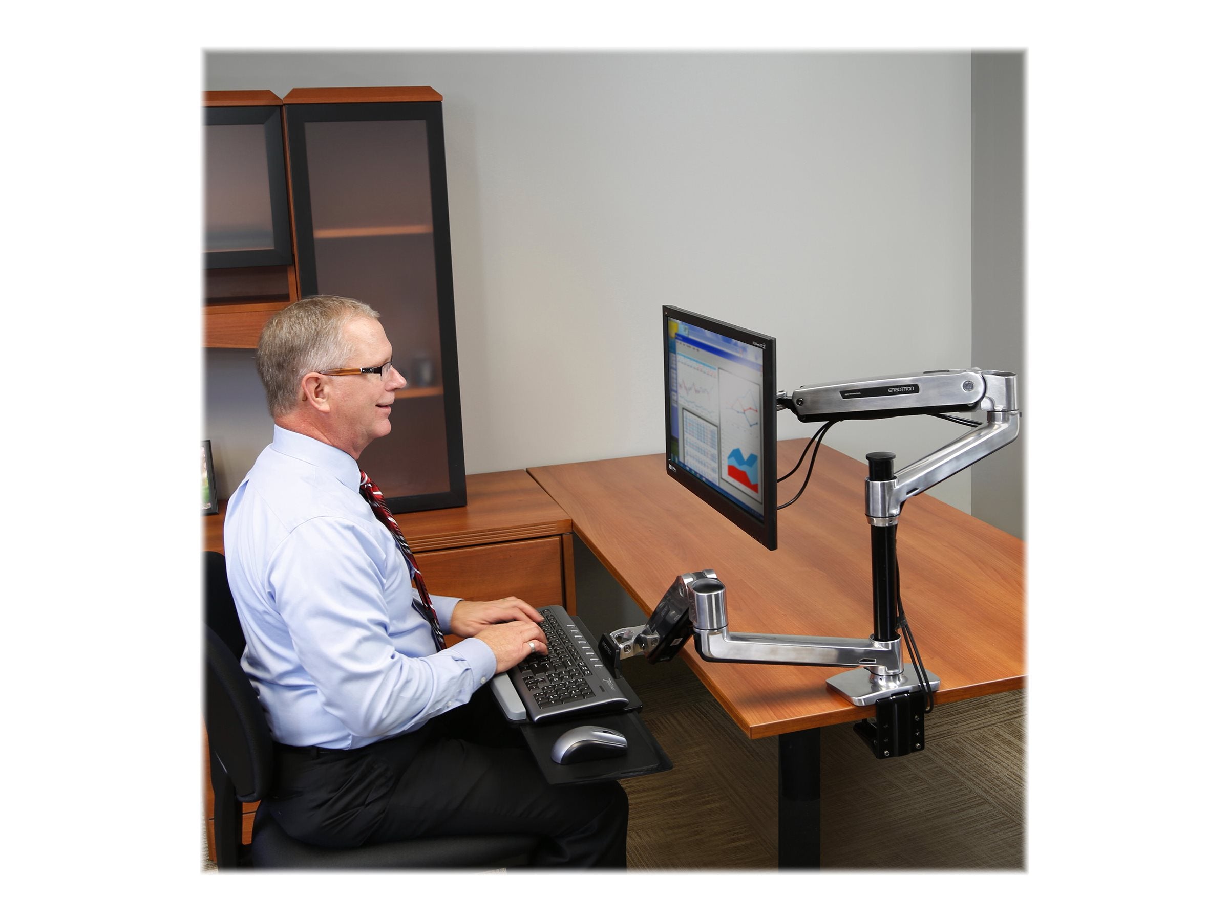 ERGOTRON WorkFit-LX Sitz-Steh-Tischmontagesystem Verpackung