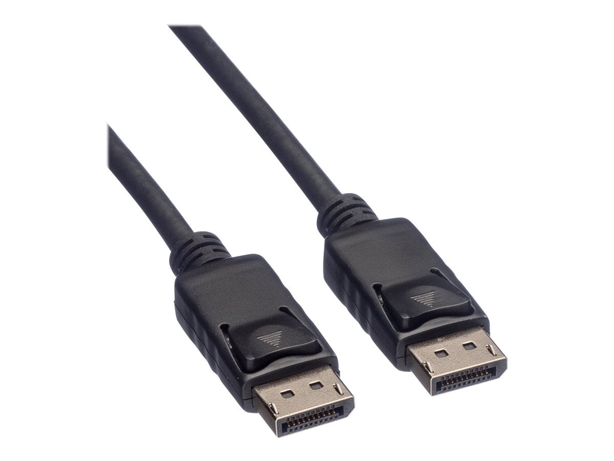 ROLINE DisplayPort Kabel DP ST - ST LSOH schwarz 3m Vorderansicht