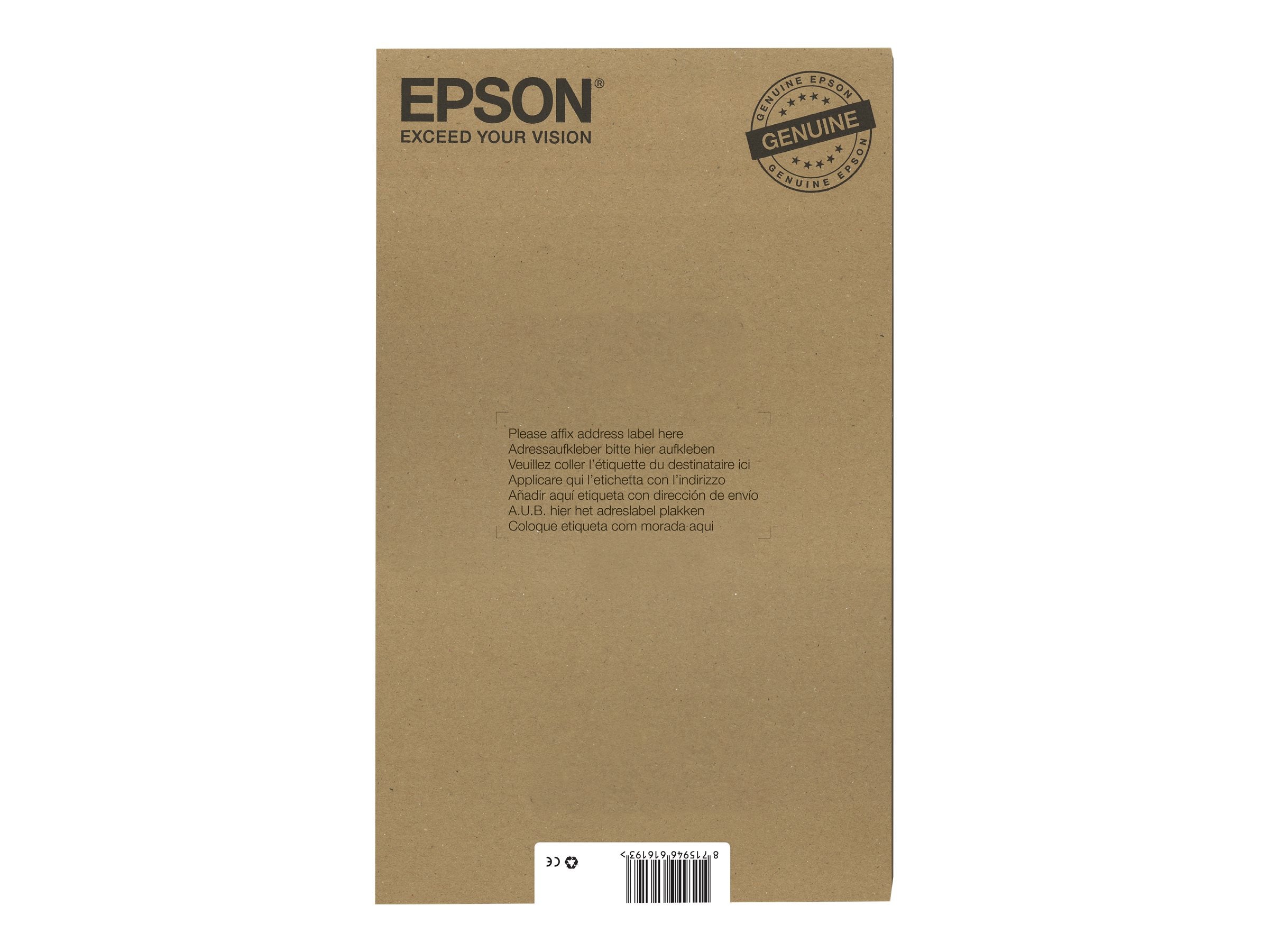 EPSON 4LB Multipack 5-colours 33 Ink Cartridge Easymail - Detailansicht der Patronen