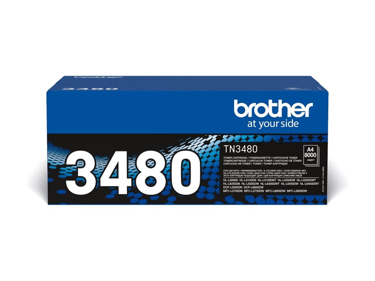 BROTHER TN3480 Tonerkartusche Schwarz Vorderansicht