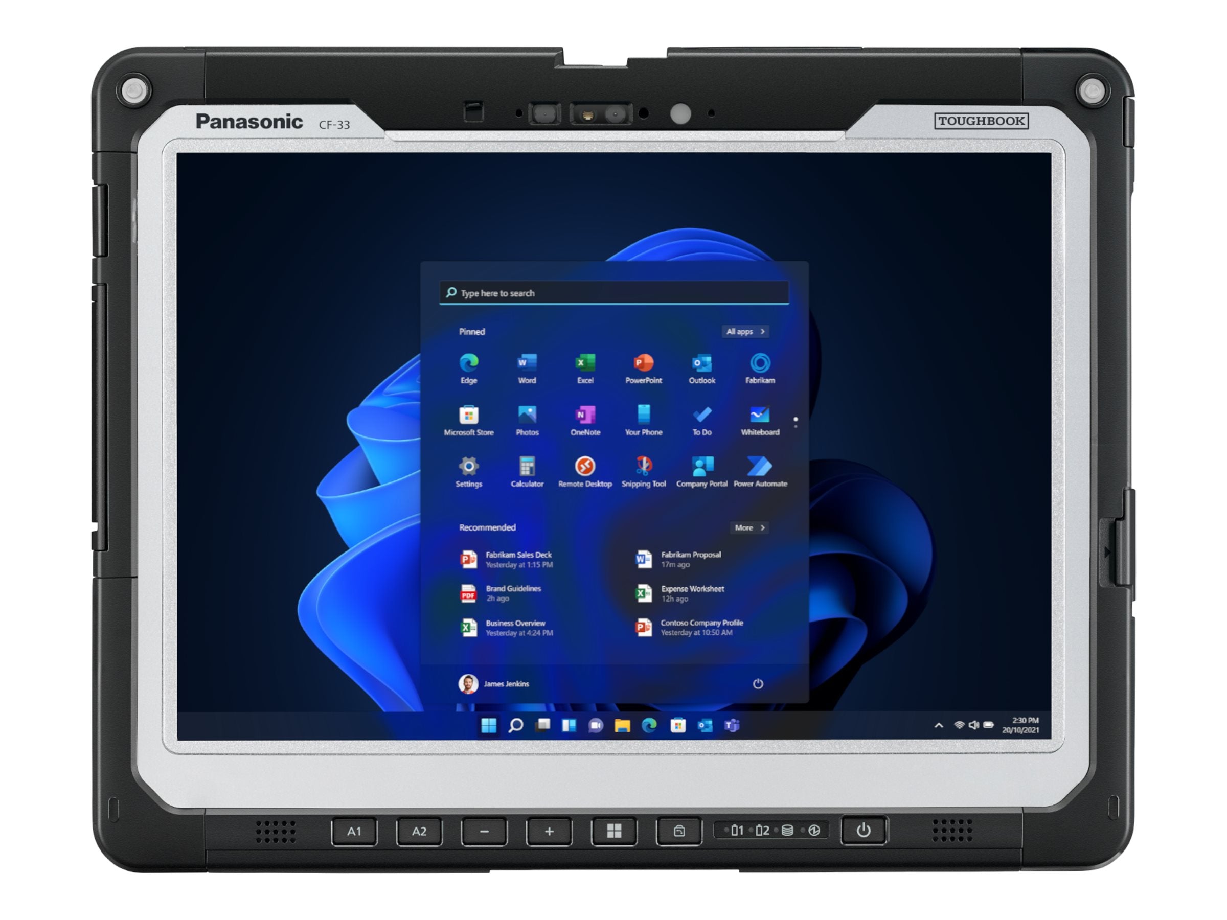 PANASONIC CF-33YAAACB4 Tablet Detailansicht
