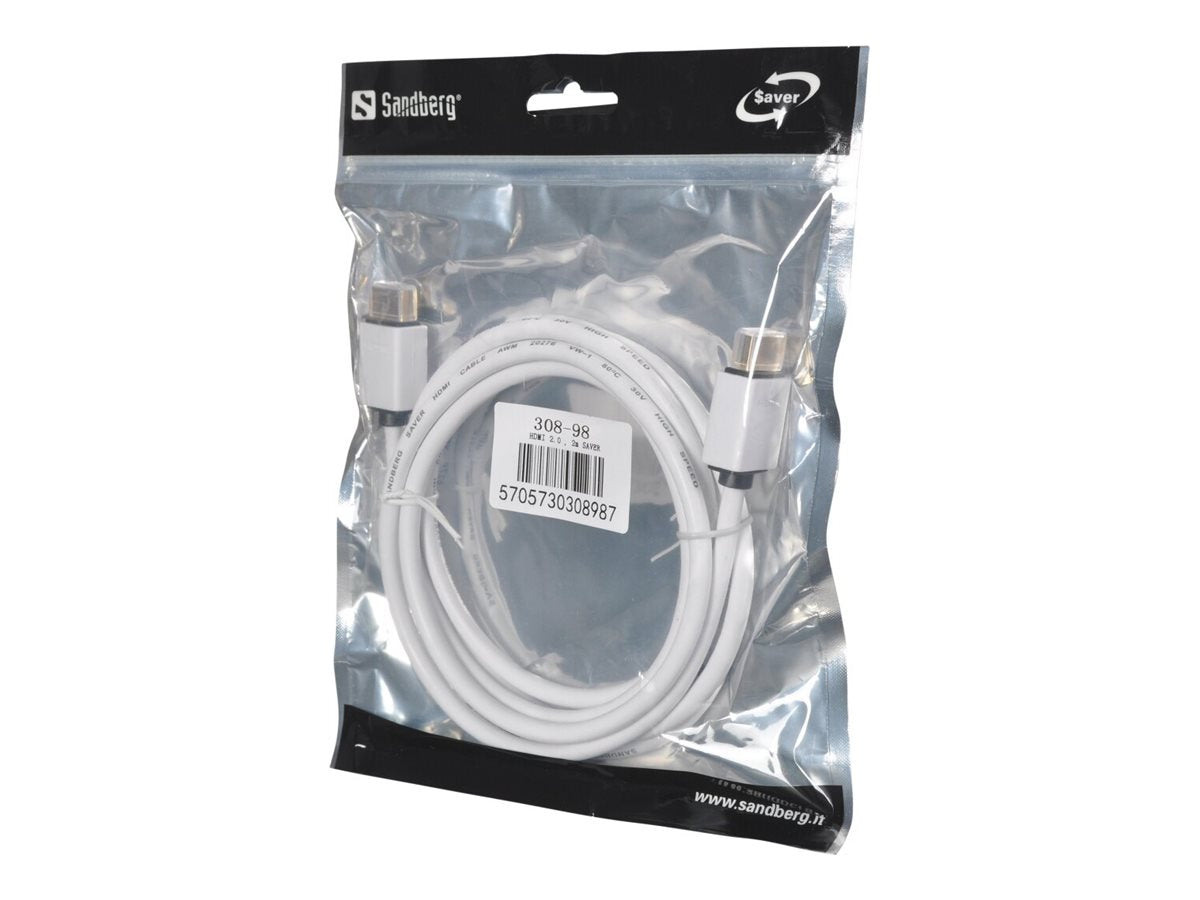 SANDBERG HDMI 2.0, 2m SAVER Kabel - Verpackung