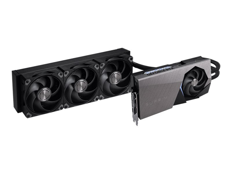 MSI GeForce RTX 5080 16GB SUPRIM LIQUID SOC - Vorderansicht