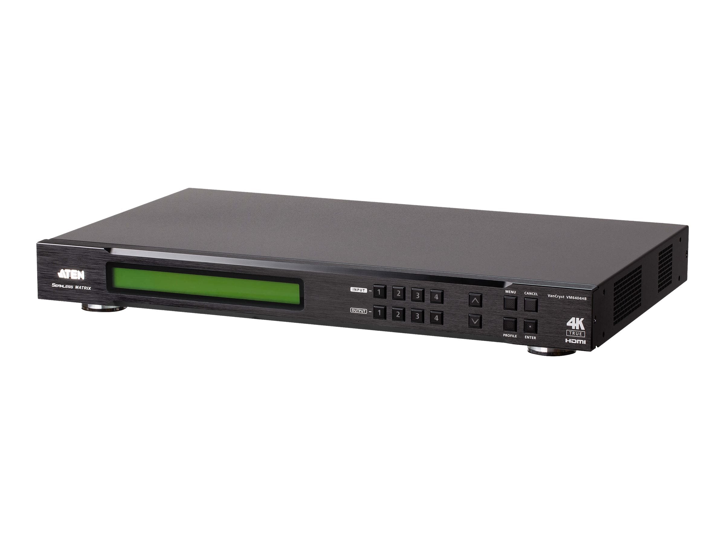 ATEN VM6404HB 4 x 4 True 4K HDMI Matrix Switch mit Scaler - Detailansicht